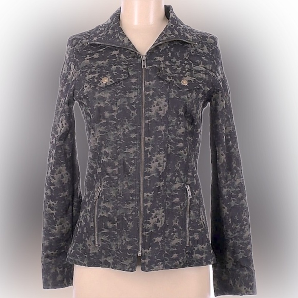 Elliott Lauren Denim Camouflage Jacket